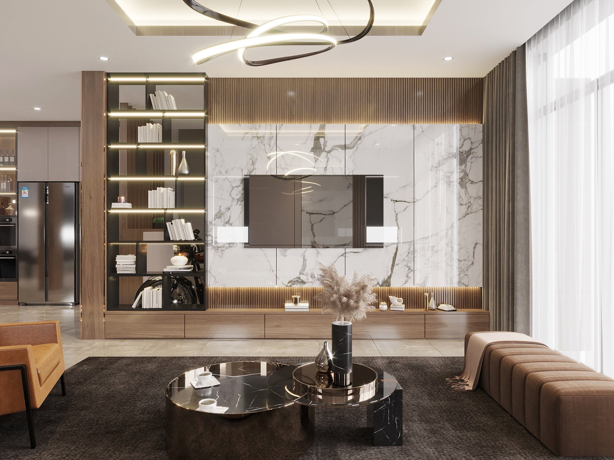 Phong cách thiết kế căn hộ hiện đại