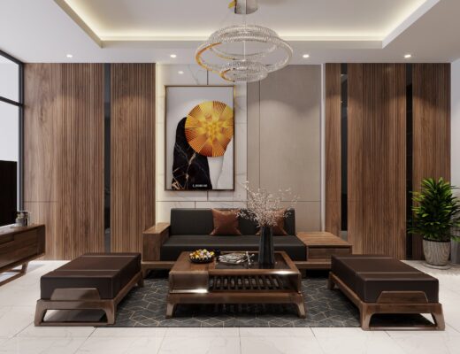 Thiết kế nội thất căn hộ 1 phòng ngủ