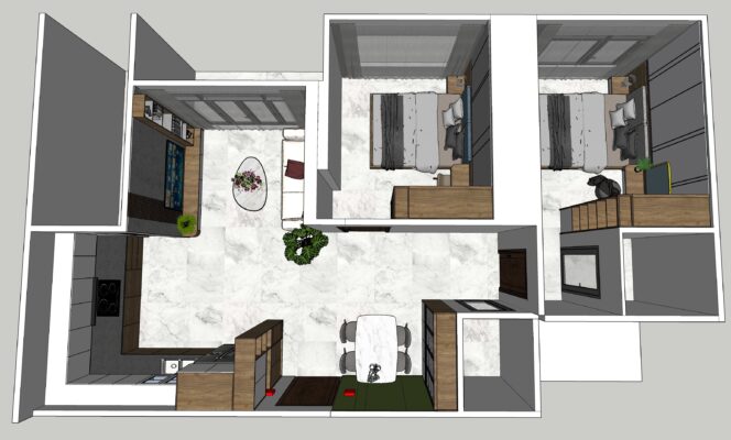 Thiết kế căn hộ chung cư tiết kiệm chi phí