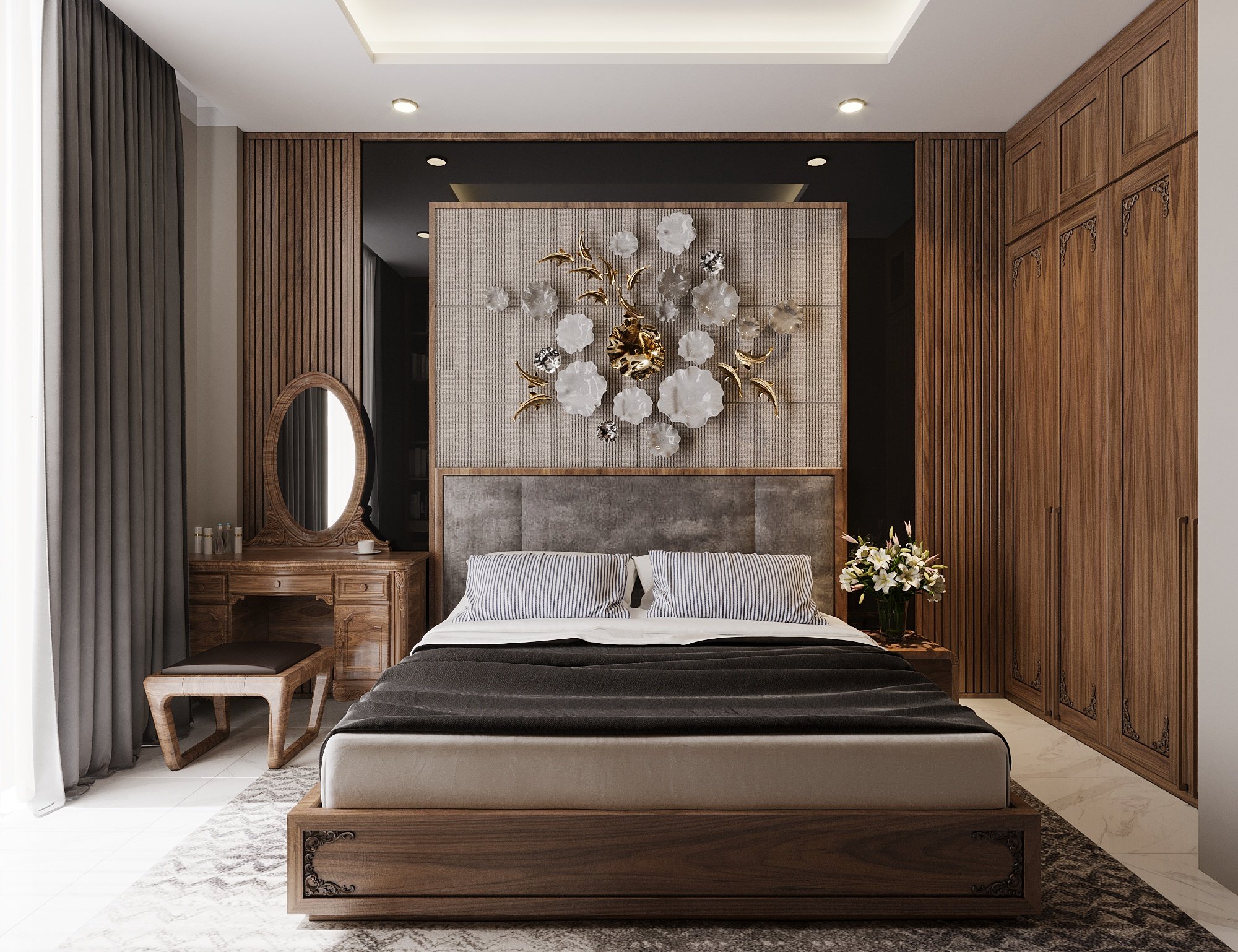 Thiết kế phòng ngủ cho vợ chồng trẻ